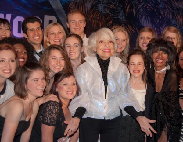 Carol Channing with High School Students Photo