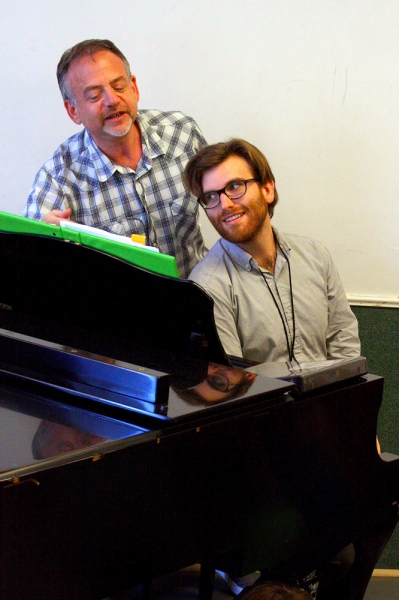Marc Shaiman and Will Larche (Music Staff) Photo