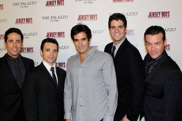Photo Flash: David Copperfield Visits Vegas JERSEY BOYS Image