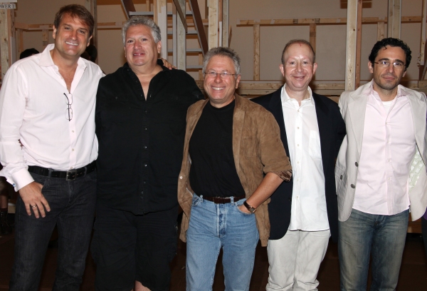 Jeff Calhoun, Harvey Fierstein, Alan Menken, Jack Feldman & Christopher Gattelli and  Photo