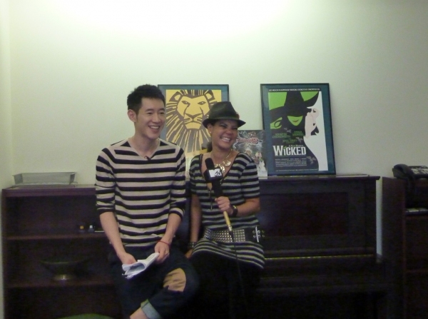 Lourds Lane gets interviewed on MTV Asia Photo