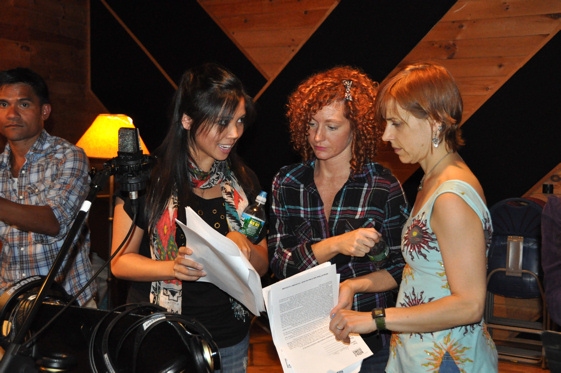Catherine Ricafort, Allyson Carr and  Wendy Bobbitt Cavett (Musical Director) Photo