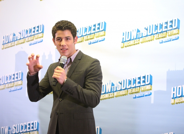 Nick Jonas announces he will star in the Broadway Musical 'How To Succeed in Business Photo