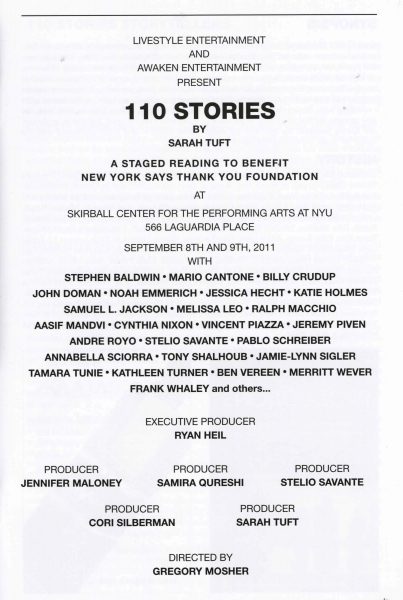 Photo Coverage: Jeremy Piven, Mario Cantone, et al. at 110 STORIES Opening Night! 