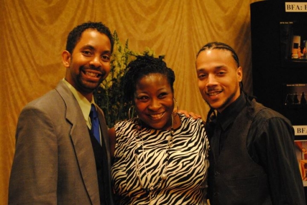 Michael Ruff with castmates from Cumberland County Playhouse's upcoming production of Photo