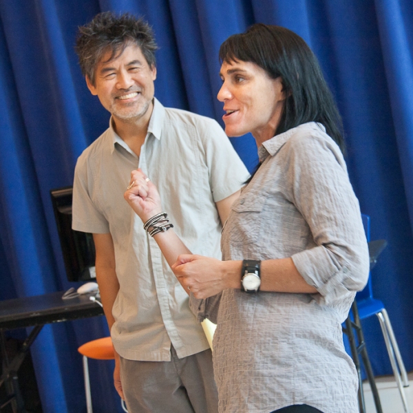 David Henry Hwang and Leigh Silverman Photo