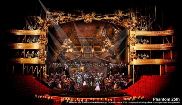 Photo Flash: First Look at THE PHANTOM OF THE OPERA's 25th Anniversary Set! Image
