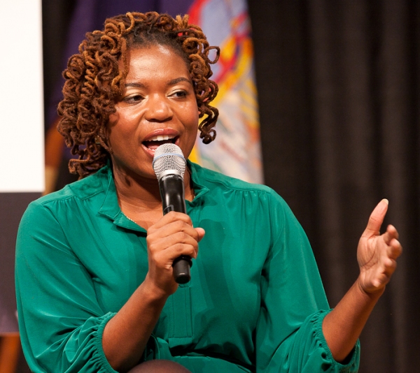Photo Coverage: Samuel L. Jackson, Angela Bassett Bring Talk of THE MOUNTAINTOP to The Brooklyn Academy of the Arts Image