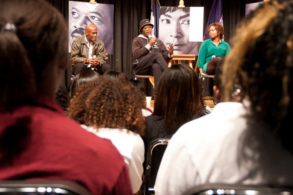 Photo Coverage: Samuel L. Jackson, Angela Bassett Bring Talk of THE MOUNTAINTOP to The Brooklyn Academy of the Arts Image