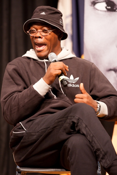 Photo Coverage: Samuel L. Jackson, Angela Bassett Bring Talk of THE MOUNTAINTOP to The Brooklyn Academy of the Arts Image