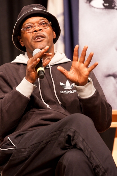 Photo Coverage: Samuel L. Jackson, Angela Bassett Bring Talk of THE MOUNTAINTOP to The Brooklyn Academy of the Arts Image