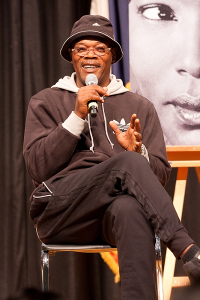 Photo Coverage: Samuel L. Jackson, Angela Bassett Bring Talk of THE MOUNTAINTOP to The Brooklyn Academy of the Arts Image