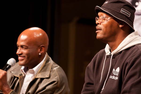 Photo Coverage: Samuel L. Jackson, Angela Bassett Bring Talk of THE MOUNTAINTOP to The Brooklyn Academy of the Arts Image