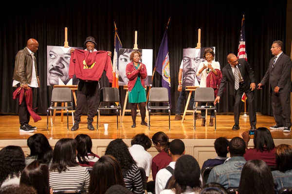 Photo Coverage: Samuel L. Jackson, Angela Bassett Bring Talk of THE MOUNTAINTOP to The Brooklyn Academy of the Arts  Image