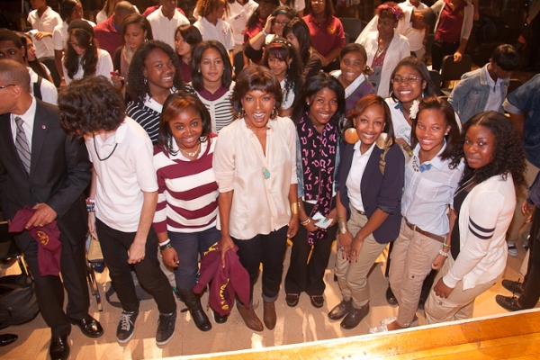 Photo Coverage: Samuel L. Jackson, Angela Bassett Bring Talk of THE MOUNTAINTOP to The Brooklyn Academy of the Arts Image