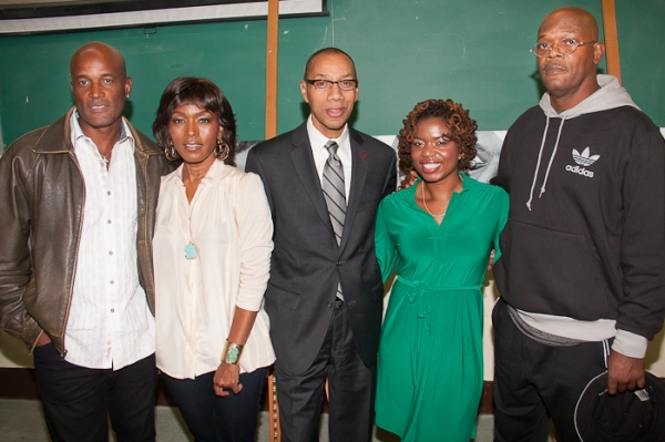 Photo Coverage: Samuel L. Jackson, Angela Bassett Bring Talk of THE MOUNTAINTOP to The Brooklyn Academy of the Arts Image