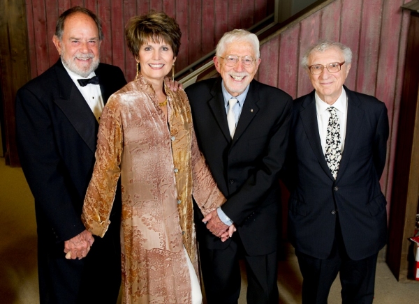 Laurence Luckinbill, Lucie Arnaz, Tom Jones and Sheldon Harnick Photo