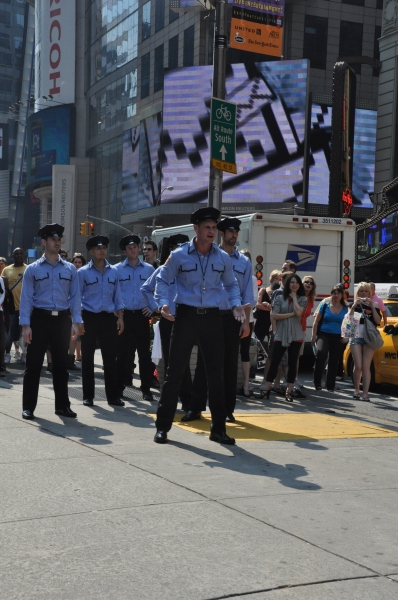 Photo Coverage: Broadway Takes Part in Shellac Flash Mob in Times Square fo Fashion Week Image
