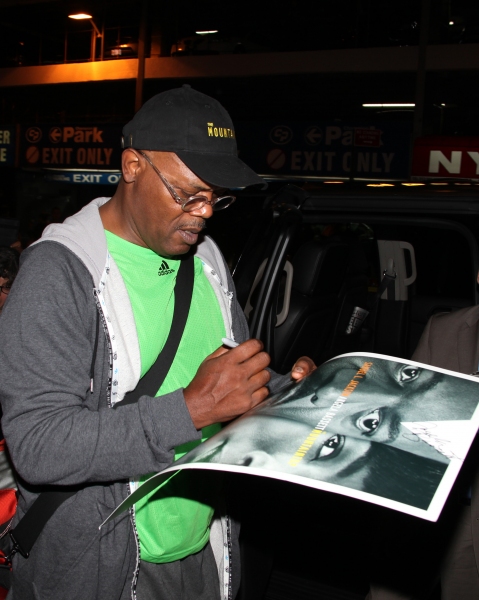 Photo Coverage: Samuel L. Jackson & Angela Bassett Greet Fans Following Premiere Performance of THE MOUNTAINTOP Image