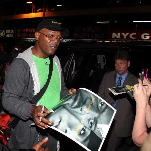 Photo Coverage: Samuel L. Jackson & Angela Bassett Greet Fans Following Premiere Performance of THE MOUNTAINTOP Image