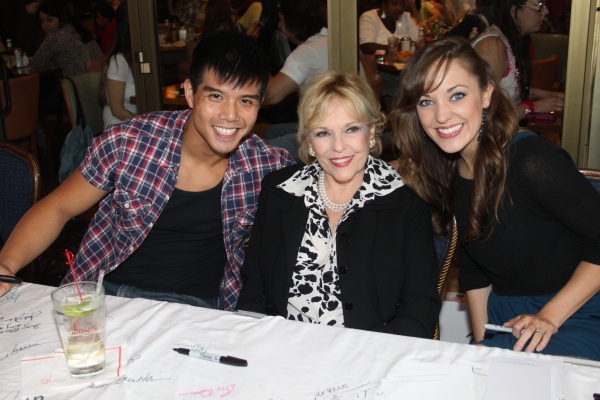 Telly Leung, Eileen Fulton and Laura Osnes Photo