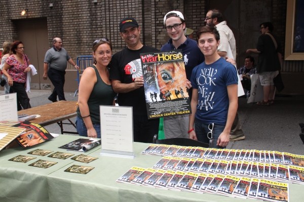 John Ciapciak, Isaac Josephthal with The War Horse Table Photo