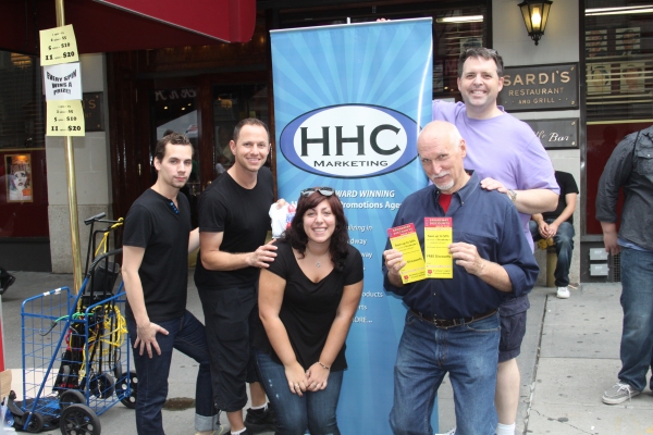 Hugh Hysell with the HHC Marketing Table Photo