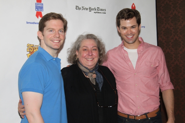 Rory O'Malley, Jayne Houdyshell and Andrew Rannells Photo