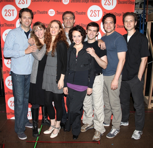 Cast members Graham Rowat, Meghan McGeary, Teal Wicks, Marc Kudisch, Julia Osborne, J Photo