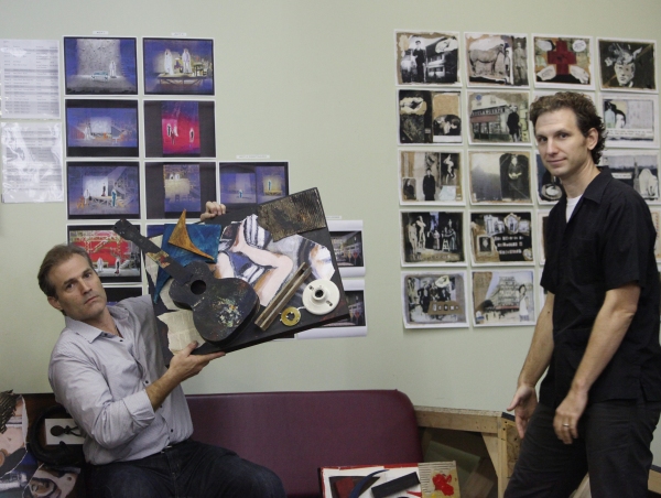 Marc Kudisch and Sebastian Arcelus at the Open Press Rehearsal for the Second Stage T Photo