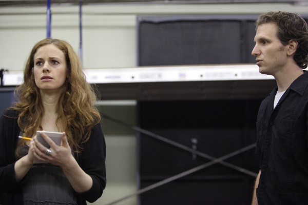 Teal Wicks & Sebastian Arcelus at the Open Press Rehearsal for the Second Stage Theat Photo