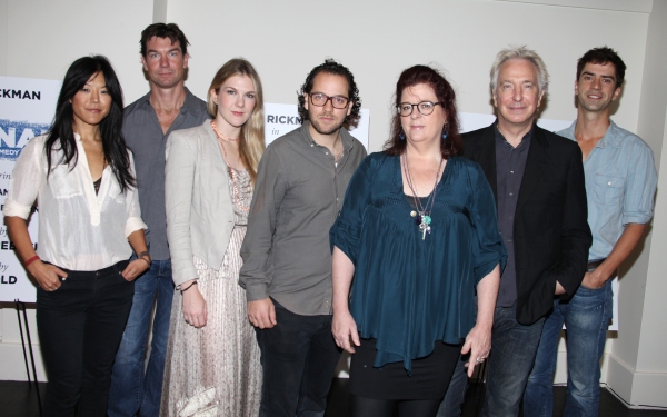 (LtoR) Hettienne Park, Jerry O'Connell, Lily Rabe, Director Sam Gold, Playwright Ther Photo