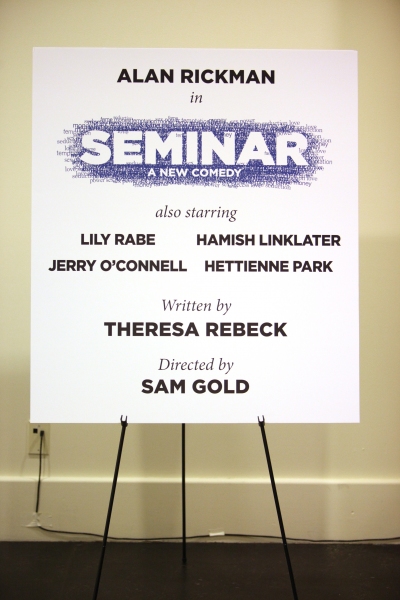 Photo Coverage: Meet Alan Rickman the Cast of Broadway's SEMINAR! Image