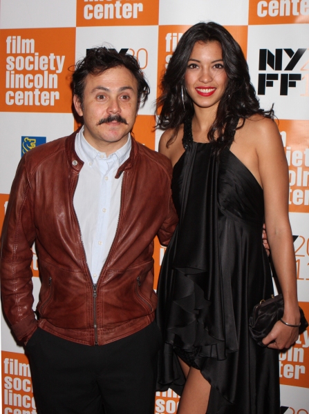 Director Gerardo Naranjo and Stephanie Sigman arriving at the 49th Annual New York Fi Photo