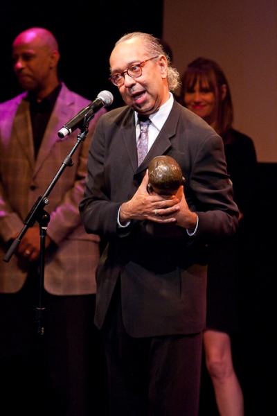 Photo Coverage: Ellen Barkin, Joe Mantello, et al. Honor George C. Wolfe at 2011 Mr. Abbott Awards Image