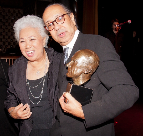 Photo Coverage: Ellen Barkin, Joe Mantello, et al. Honor George C. Wolfe at 2011 Mr. Abbott Awards Image