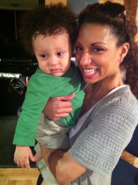 Sabrina Sloan and her son Jackson Photo