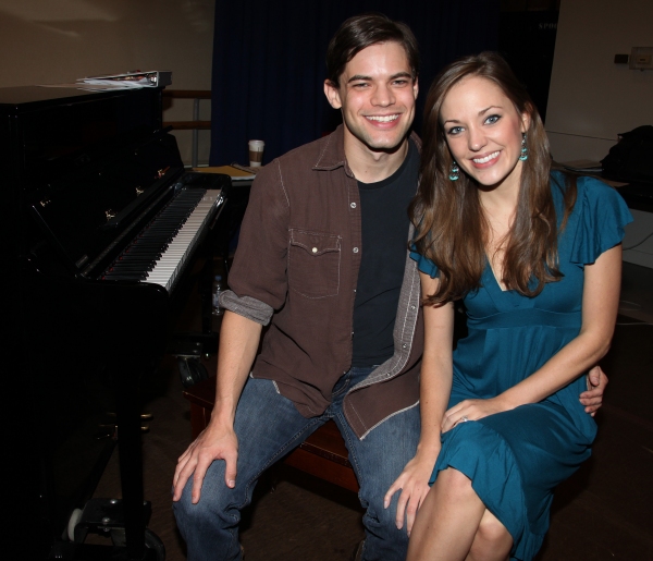 Jeremy Jordan & Laura Osnes attending the 'Bonnie & Clyde' - Meet & Greet the cast on Photo