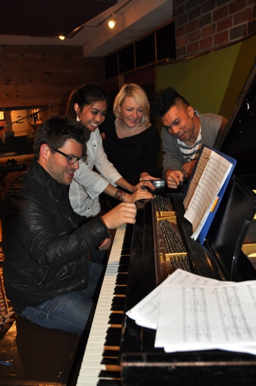 Photo Coverage: Ashley Argota & BILLY ELLIOT Musicians Record for 'Carols for a Cure' Image