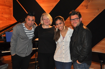 Photo Coverage: Ashley Argota & BILLY ELLIOT Musicians Record for 'Carols for a Cure' Image