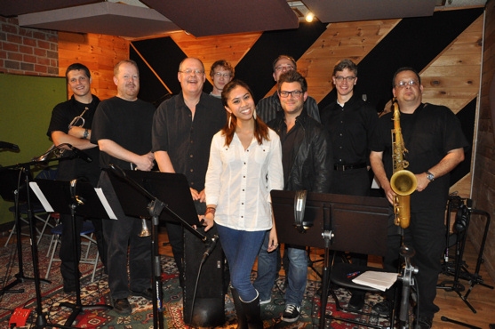 Photo Coverage: Ashley Argota & BILLY ELLIOT Musicians Record for 'Carols for a Cure' 