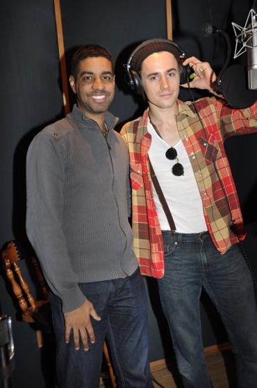Photo Coverage: SPIDER-MAN's Reeve Carney, T.V. Carpio Sing For 'Carols for a Cure' Image