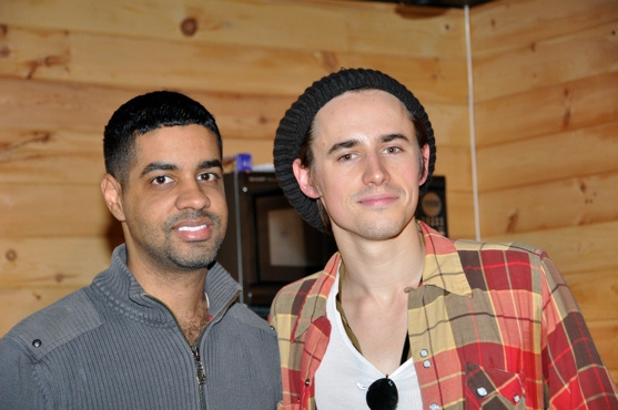 Photo Coverage: SPIDER-MAN's Reeve Carney, T.V. Carpio Sing For 'Carols for a Cure' Image