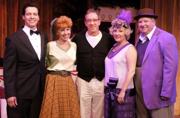Photo Flash: Tim Allen Visits Opening of I Love Lucy Live on Stage Image