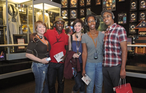 Photo Flash: MEMPHIS National Tour Visits Graceland Image