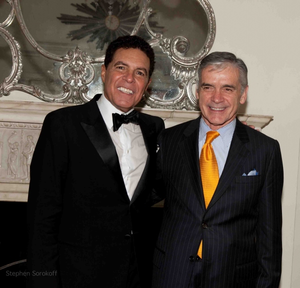 Clint Holmes & Erich Steinbock, Managing Director of The Carlyle Hotel Photo