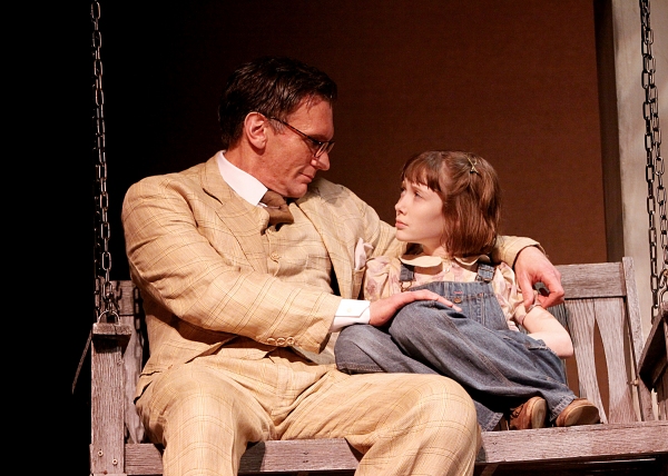 Brent Harris as Atticus Finch and Emmanuelle Nadeau Photo