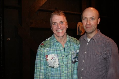 Bill Bowers and his director Scott Illingworth Photo