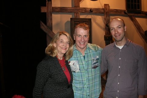 Urban Stages Founder and Artistic Director Frances Hill, creator/performer Bill Bower Photo