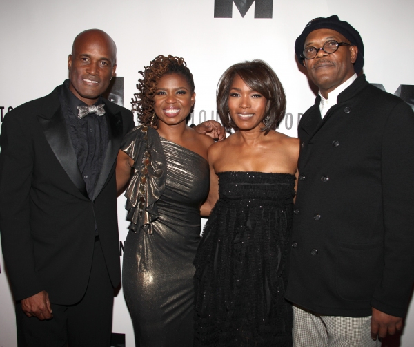 Director Kenny Leon, Playwright Katori Hall, Angela Bassett & Samuel L. Jackson  Photo